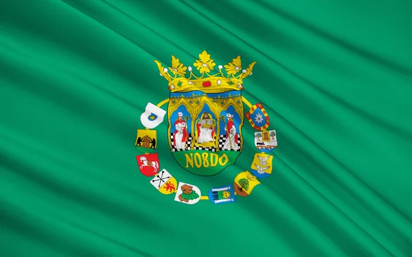 Bandiera di Siviglia - una provincia nel sud-ovest della Spagna — Foto Stock