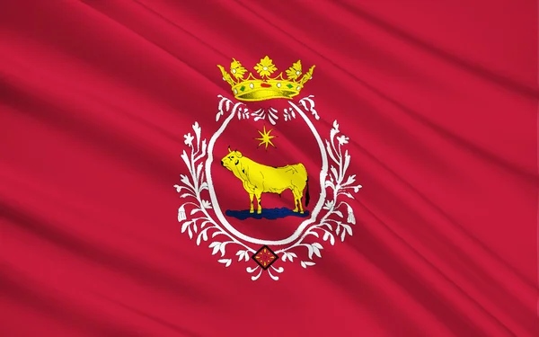 Flag of Teruel - a city in Spain — Stock Photo, Image