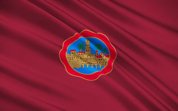 Flag of Cordova city in the south of Spain — Zdjęcie stockowe