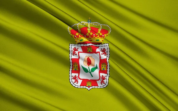 Flagge von Granada - Provinz Südspanien — Stockfoto