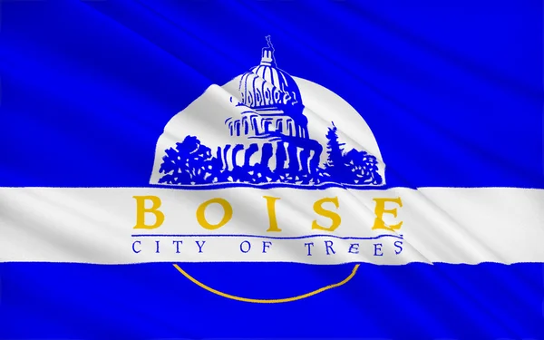 State Flag Boise - the capital and largest city in the state of — Stock Fotó