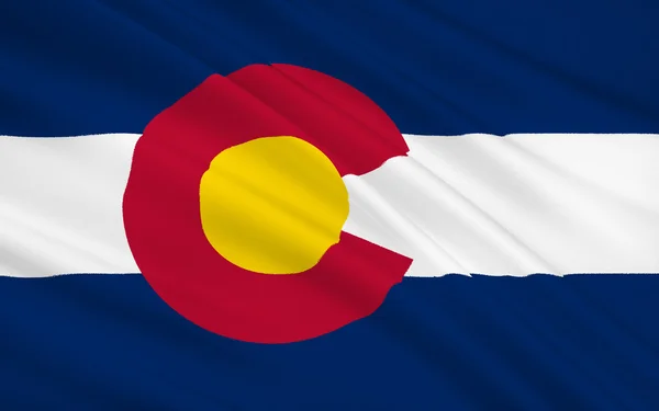 Bandeira do Estado do Colorado — Fotografia de Stock