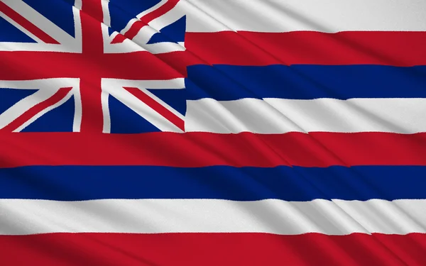 夏威夷州旗 — 图库照片