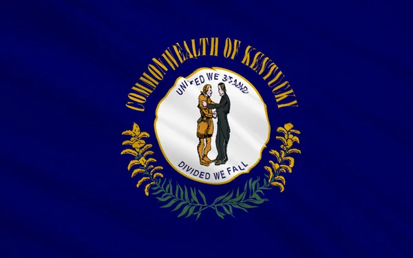 Statligt flagga Kentucky — Stockfoto