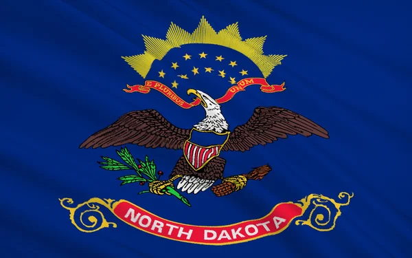 Drapeau de l'État du Dakota du Nord — Photo