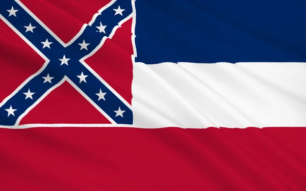 Bandiera di Stato del Mississippi — Foto Stock