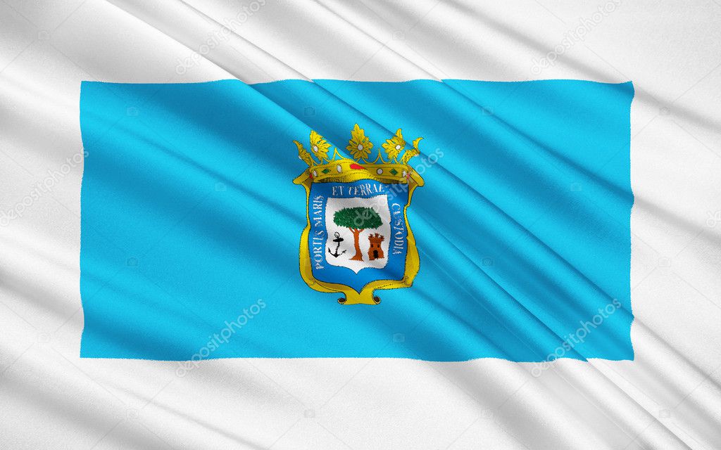 Flag of Huelva - city and municipality in Spain