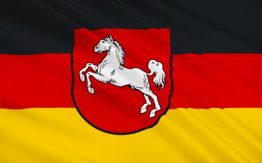Flag of Lower Saxony is a German state situated in northwestern 