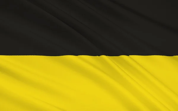 Flag of Baden-Wurttemberg - the land of Germany — Stock fotografie