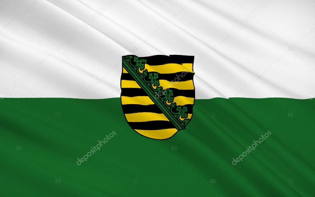 Flag of Saxony, Free State of Saxony - as part of the federal st