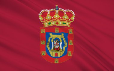 Flag of Ciudad Real (Royal City) is a city in Castile La Manch