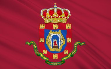 Flag of Ciudad Real (Royal City) is a city in Castile La Manch