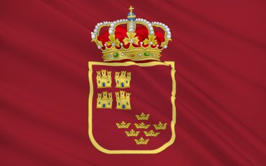 Flag of the Region of Murcia is an autonomous community of Spain