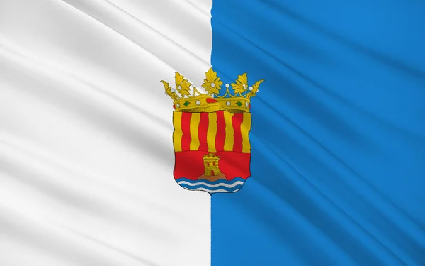 Flag of Alicante is a province of eastern Spain — Stockfoto