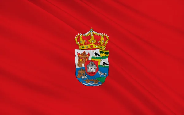 Flag of Avila is a province of central-western Spain — Stock Fotó