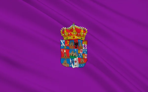 La bandiera di Guadalajara è una provincia del centro-nord della Spagna — Foto Stock