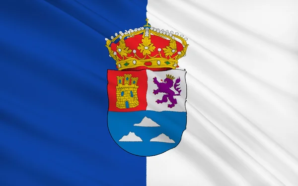 Flag of Las Palmas is a province of Spain — Stock Photo, Image