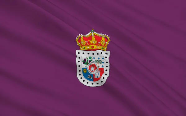 Flag of Soria is a province of central Spain — стокове фото