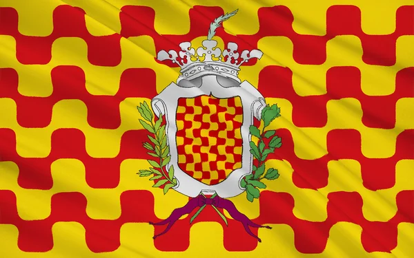 Bandeira de Tarragona é a capital da província de Tarragona, Espanha — Fotografia de Stock