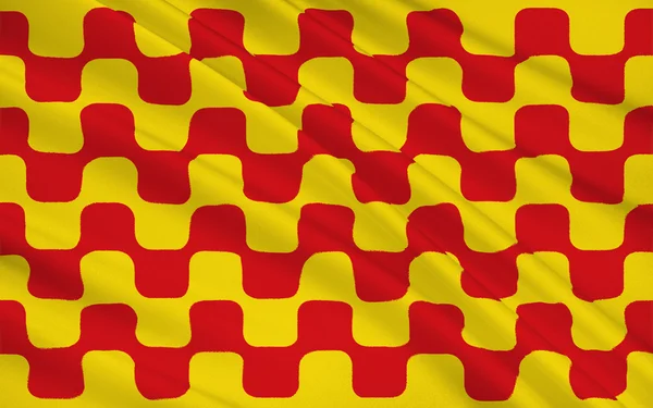 Flag of Tarragona is the capital of the Tarragona province, Spain — Stock Photo, Image