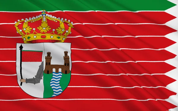 Zamora zászlaja a nyugati Spanyolország városa — Stock Fotó