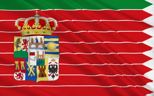 자모의 국기는 서쪽 스페인의 지방 — 스톡 사진