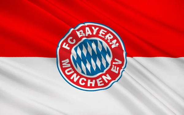 Bandera club de fútbol Bayern Munchen — Foto de Stock