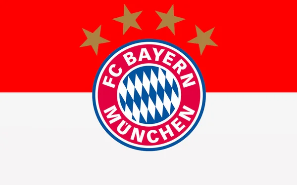 Bandeira clube de futebol Bayern Munchen — Fotografia de Stock