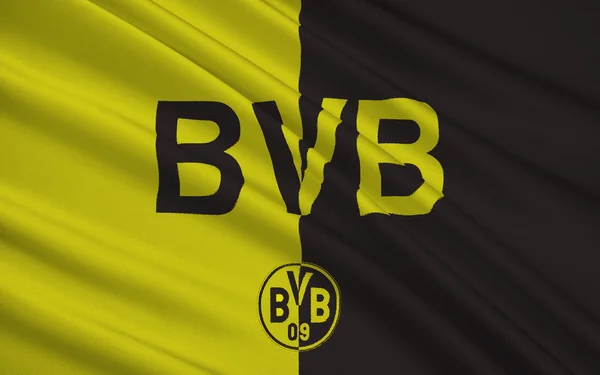 Flag football club Borussia Dortmund, Gegmany — Stock Photo, Image