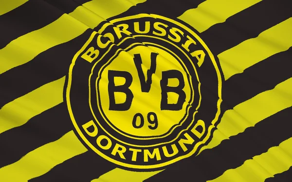 Club de football du drapeau Borussia Dortmund, Gegmany — Photo