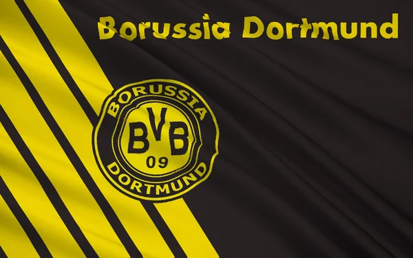Club de football du drapeau Borussia Dortmund, Gegmany — Photo