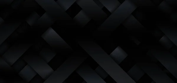 Abstrait Noir Dégradé Métallique Rayures Diagonales Motif Tisser Fond Texture — Image vectorielle