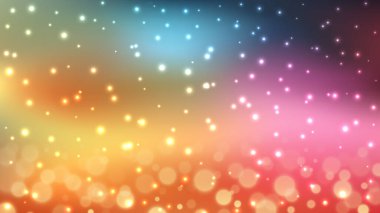 canlı renkli bokeh arkaplan soyut şenlikli kutlama deseni parlayan ışık lekeleri dokusu aydınlatma duvar kağıdı
