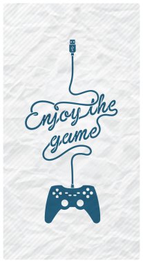 Gamepad bir mesaj şeklinde kablosuyla