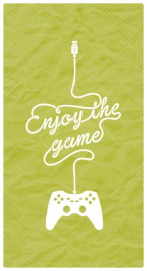 Gamepad bir mesaj şeklinde kablosuyla