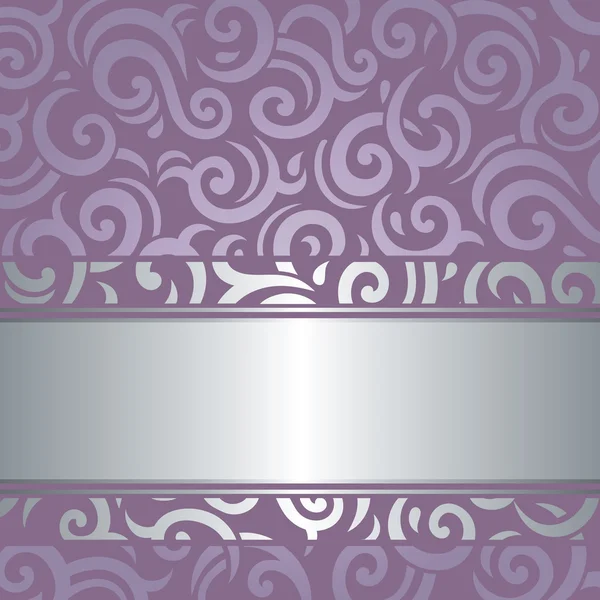 Lavender Violet vector background wedding  luxury vintage design — Stock Vector