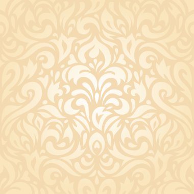 Şeftali retro davet arka plan tasarım Düğün Floral