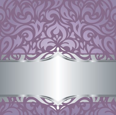 Antika arka plan tasarım düğün çiçek Menekşe vektör