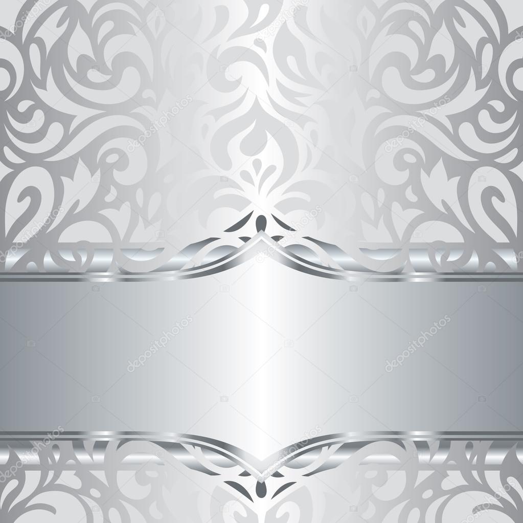 Silver Wedding Background Wallpaper