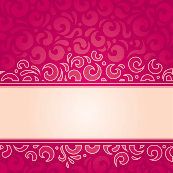 Plantilla de diseño de fondo de pantalla de patrón de vector rojo retro — Vector de stock