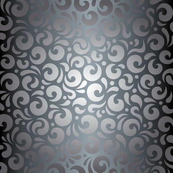 Fondo de pantalla vintage brillante plata — Vector de stock