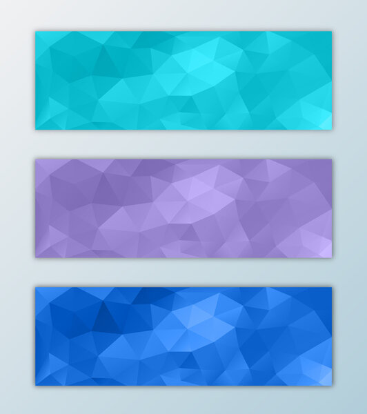 Шаблон сайта шаблон набора треугольник многоугольник фоновый дизайн
