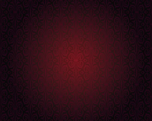 Fondo de pantalla rojo oscuro repitable gradiente vector fondo — Vector de stock