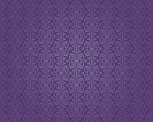 Retro violet vintage pattern background — Stock Vector