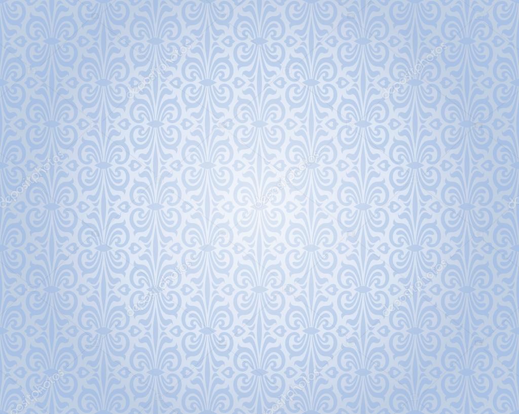 blue silver vintage wallpaper background repetitive design