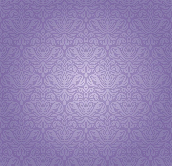 Violet vintage seamless pattern background design — Stock Vector