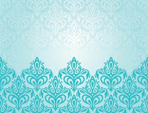 Turquoise decorative holiday background — Stock Vector
