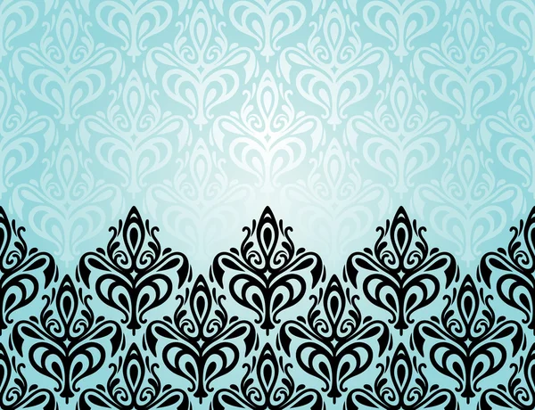 Turquoise decorative holiday background — Stock Vector