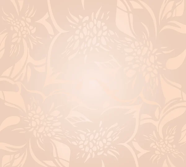 Çiçek dekoratif Ekru şeftali tatil arka plan — Stok Vektör
