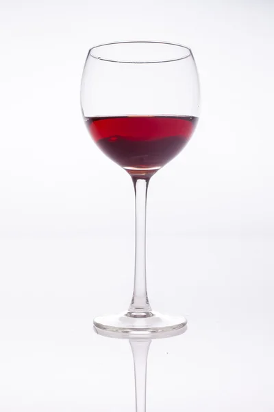 Red wine glass — Stock Photo, Image